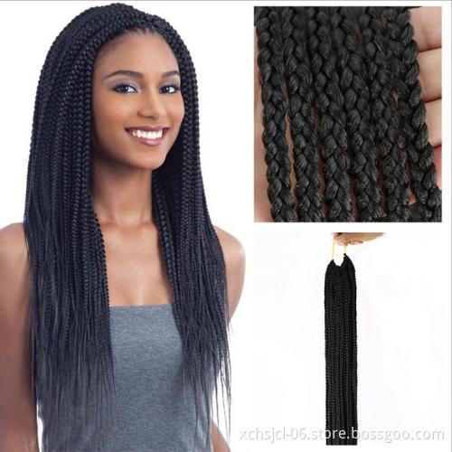 Wholesale Senegalese Twist Hair Crochet Braid Hair 14 16 18 22 24 Inches Synthetic Hair for Beauty